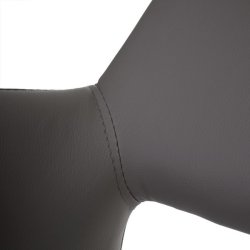 Spisestuestol - spisestol i 50'er design ~ gr imiteret PU kunstlder