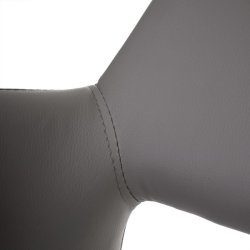 Spisestuestol - spisestol i 50'er design ~ taupe imiteret kunstlder