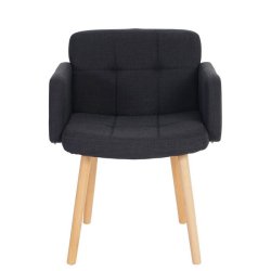 Spisestuestol - spisestol og spisebordsstol ~ mrkegr stof