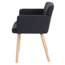 Spisestuestol - spisestol og spisebordsstol ~ mrkegr stof