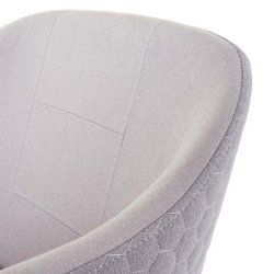 Spisebordsstole - 2 stk spisestuestole ~ spisestole i lysegr stof