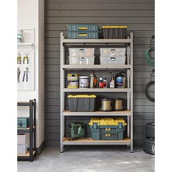 Stlreol med 5 hylder - lagerreol - slv reol 200 x 120 x 60