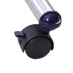 Tjstativ med 2 tjstnger - justerbar slv bjlestang p hjul