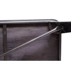 Sofabord - stuebord i industriel design i tr og stl 46x111x56 cm