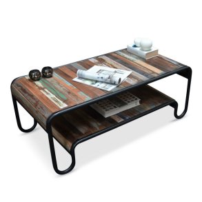 Sofabord Christiania Hip i genbrugstr - stuebord 120x60x45 cm 