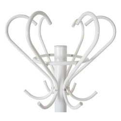 Stumtjener i hvid metal med paraplyholder - entrem�bel 180x40x40