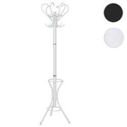 Stumtjener i hvid metal med paraplyholder - entrem�bel 180x40x40