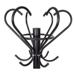 Stumtjener i sort metal med paraplyholder - entrem�bel 180x40x40