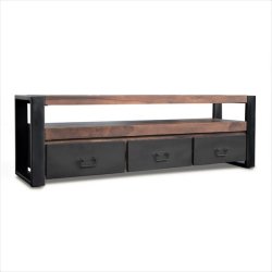 TV-bord - TV-m�bel HayFay Loft 155 cm - TV-b�nk i massiv rosentr�