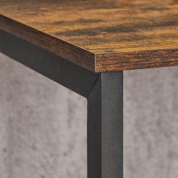 TV-b�nk - TV-bord i industrielt design - rustik brun 120x40x50