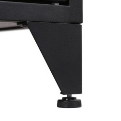 Sk�nk - TV-b�nk og TV-bord - rustik brun tr� og sort st�l