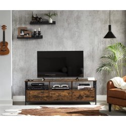 Perfekt Styre Nødvendig TV-bord - TV-bænk i industrielt design - rustik brun 147x40x50 - TV-borde -  Daily-Living.dk