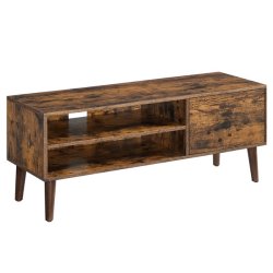 TV-bord - retro TV-b�nk - vintage rustikt brunt 120x40x50 cm