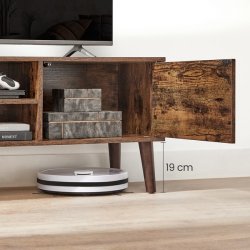 TV-bord - retro TV-b�nk - vintage rustikt brunt 120x40x50 cm