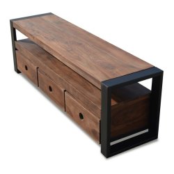 TV-bord - TV-m�bel HayFay Loft 155 cm - TV-b�nk i massiv rosentr�