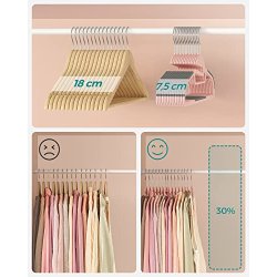 Tjbjler - S-formet bjle med skridsikker buksestang - 20 stk pink