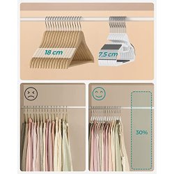 Tjbjler - S-formet bjle med skridsikker buksestang - 50 stk hvid