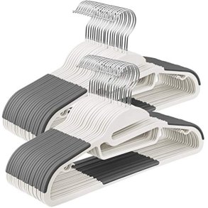 Tjbjler - S-formet bjle med skridsikker buksestang - 50 stk hvid