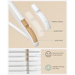 Trbjler med gummibelgning og buksestang - 20 stk hvid tjbjler