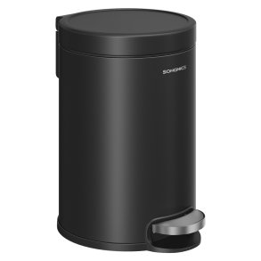 Toiletspand 3 liter - pedalspand med soft close l�g - sort