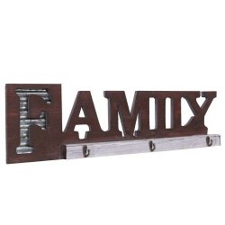 V�gh�ngt knager�kke - garderobe - Family i tr�/metal - entrem�bel