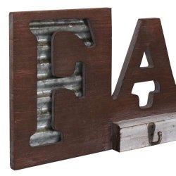 V�gh�ngt knager�kke - garderobe - Family i tr�/metal - entrem�bel