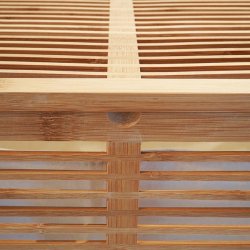 Vasket�jskurv i bambus - vasket�jspose p� 105 liter - 61x50x35cm