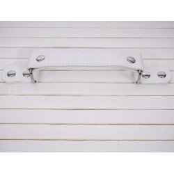 Vasketjskurv i bambus - 2 delt vasketjspose - 100 L - hvid