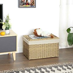 Vasket�jskurv - med l�g og vaskbar vasket�jspose - 60L brun