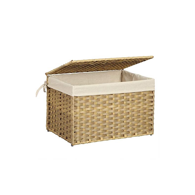 Vasket�jskurv - med l�g og vaskbar vasket�jspose - 60L brun