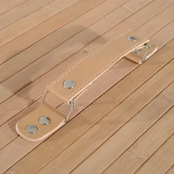 Vasketjskurv i bambus med vasketjspose - 100 liter - brun