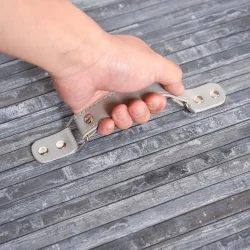 Vasketjskurv i bambus med vasketjspose - 70 liter - gr