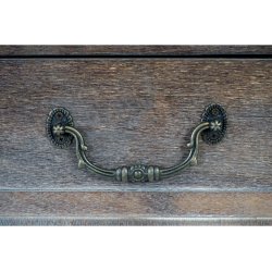 Vinreol - vinreol i tr til 20 flasker med skuffe i antik rustik brun