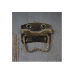 Vinreol - vinreol i tr til 20 flasker med skuffe i antik rustik gr