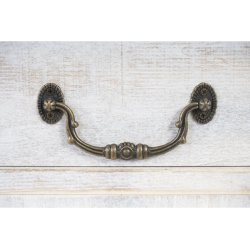 Vinreol - vinreol i tr til 20 flasker med skuffe i antik rustik hvid