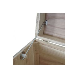 Vinreol - vinreol i tr til 20 flasker med skuffe i antik rustik gr