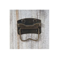 Vinreol - vinreol i tr til 20 flasker med skuffe i antik rustik hvid