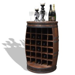 Vinreol Rosey-O i massiv rosentr - vinmbel, vintnde bar og barskab