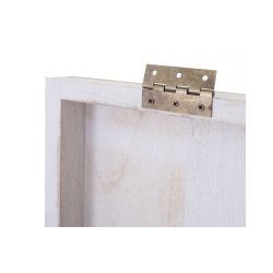 Vinreol til 20 flasker  - vghngt rustik flaskehylde i hvidt tr