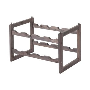 Vinreol til 8 flasker - stabelbar vinholder til 8 vinflasker