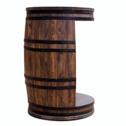 Vintnde bar i massiv rosentr - Rosey barskab, vinreol og barbord