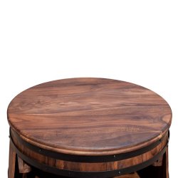 Vintnde bar i massiv rosentr - Rosey barskab, vinreol og barbord