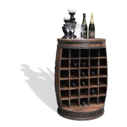 Vinreol Rosey-O i massiv rosentr - vinmbel, vintnde bar og barskab