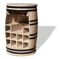 Vintnde bar i massiv hvid mangotr - Rosey Manga-Say barskab