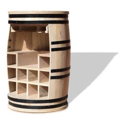 Vintnde bar i massiv hvid mangotr - Rosey Manga-Say barskab