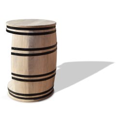 Vintnde bar i massiv hvid mangotr - Rosey Manga barskab og vinreol