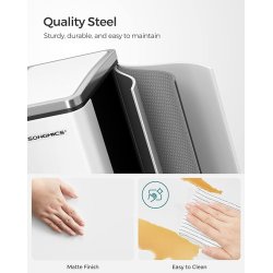 Skraldespand - pedalspand med soft close lg - 2x15L hvid