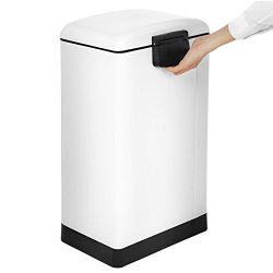 Pedalspand - skraldespand med soft close lg - 30L hvid