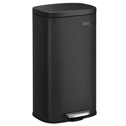 Skraldespand - pedalspand med soft close l�g - 30L sort