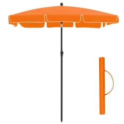 Altanparasol - rektangulr 2x1,25 M balkon parasol - orange